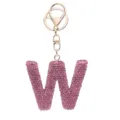 Buchstabe W / Rosa Strass