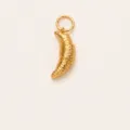 Gold Croissant Pendant