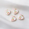 Herz / 17x17.5mm / Rosa