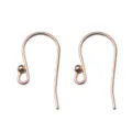 Linea 0,6mm Lunghezza 18,5mm / Argento Placcato Oro Rosa