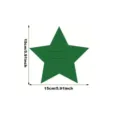 Star Shape / Thickened / Green