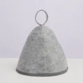 Γκρι (Με Τελείωμα) Καπέλο Σάουνας / 23*35cm / Γκρι