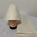 Σετ Καπέλο Σάουνας Και Πατάκι / 23*35cm / Λευκό