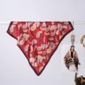 Retro Paisley Style (SJ2026050106) / 70x70cm / Burgundy