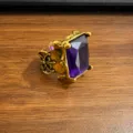 Gold-Purple Rhinestone