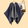 130*150CM / Navy Blue Celestial Leaf