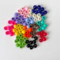 20 Pieces/Pack (6mm Large Hole) / Random Mixed Colors