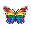 Rainbow Butterfly Style (F018)
