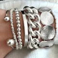 Round Metal Spliced Bangle 6-Piece Set (6749601HB)