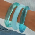 Round Resin Bangle 3-Piece Set (6839201)