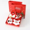 Eén maat / Kerstsokken Geschenkdoos E Met Handtas