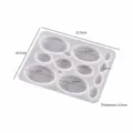Oval Patch Silicone Mold