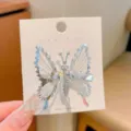 Silver Butterfly Side Clip