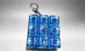 Neuf Touches Lumineux / Bleu transparent