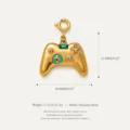 Colorful Rhinestone Gamepad Pendant