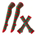 Set / Wide Stripe Red and Green