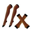 Set / Narrow Stripe Black and Orange