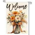 30x45cm / Floral Jar Welcome Style (YMY-010)