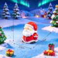 2.7x2.5x1.9cm / Babbo Natale