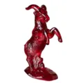 Statuetta Capra che Salta / Vestibilità regolare / Rosso brillante