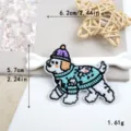 Blue Clothes Purple Hat Puppy Style(11799)