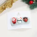 Plush Side Clip Green