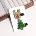 Reindeer & Christmas Tree Pair / Pack of Two