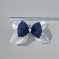 Deep Blue Sparkling White Heart Style (W143-2)
