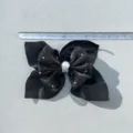 Black Mesh Satin Style (W143-4)