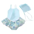 S (70-80cm) / Set / Lake Blue Floral