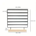 6-Tier Small 132 Holes Black