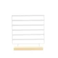 6-Tier Small 132 Holes White