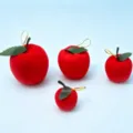 Pomme Rouge 5CM Lot de 6