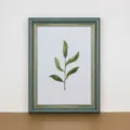 A2 Wall Mounted (41.8x59.5cm) / Retro Green (Without Gold Line)