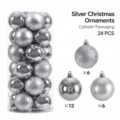 3cm (24 Pieces) / Silver