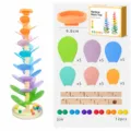 Style Morandi B - Arbre Musical avec Couvercle (12 billes de 2 cm)