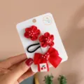 Three-Piece Set / Polka Dot Heart Flower Combo (3-Piece)