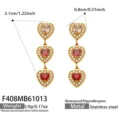 Stile Nappa a Cuore (F408) / Rosso