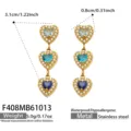 Stile Nappa a Cuore (F408) / Blu