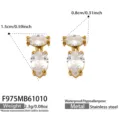 Stile Zirconia Bianca (F975) / Bianco
