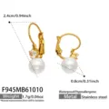 Oro (Orecchino F945 Perla Zirconia)