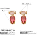 Stile Zirconia Rossa (F975) / Rosso