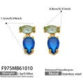 Stile Zirconia Blu (F975) / Blu