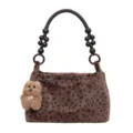 With Pendant (ZB-0836) / Coffee Brown
