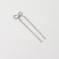 Bow / Matte Silver