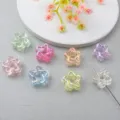 Transparent Iridescent Random Mixed Colors