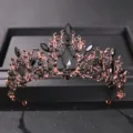 Black Rhinestone / Rose Gold