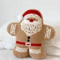 Elaborately Embroidered Santa Claus / 40CM / Brown