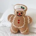 Elaborately Embroidered Chef Gingerbread Man / 40CM / Brown