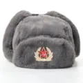 One Size / Dark Gray + Soviet Badge